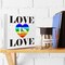 Gay Pride Wooden Box Sign – 5x5 Inches "Love Is Love" Gay Romance Desk Decor – Inclusive LGBTQ Ally Room Accent, Home Office Display, & Pride Month Gift for Men, Women & Teens